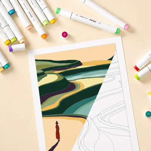 The Guide – Color by Number Printable Wall Art
