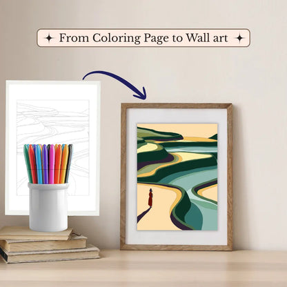 The Guide – Color by Number Printable Wall Art