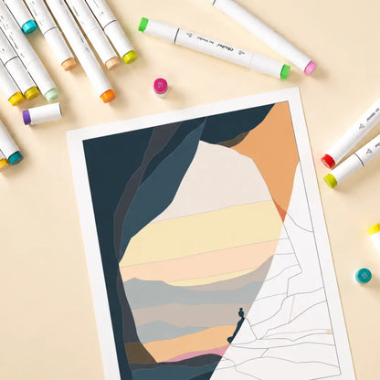 The Keeper – Color by Number Printable Wall Art